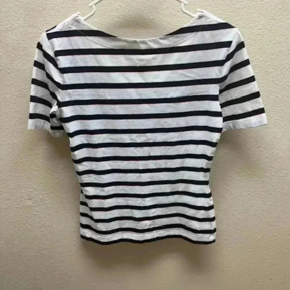 Escada Striped Top - Picture 3 of 3